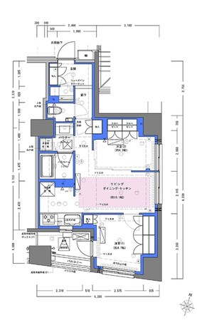 ディームス大手町ノースの物件間取画像